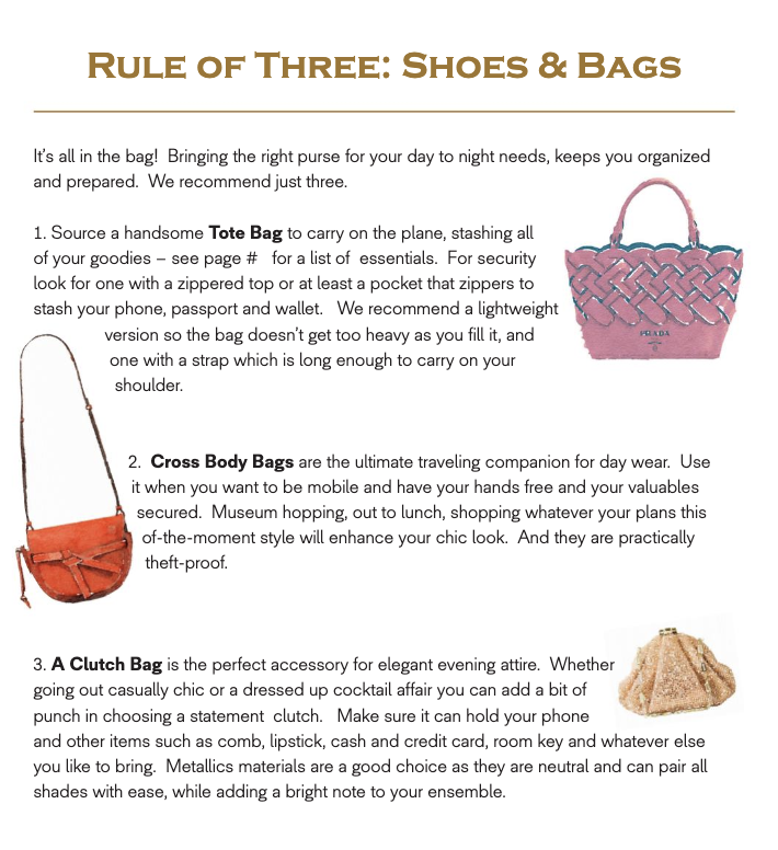packing for travel, by karen klopp, packing shoes 